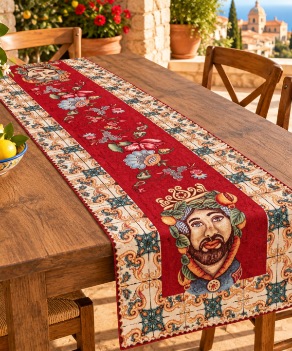 Table Runner Suli d' agustu
