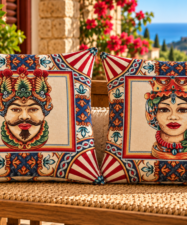Decorative Cushion Trinacria